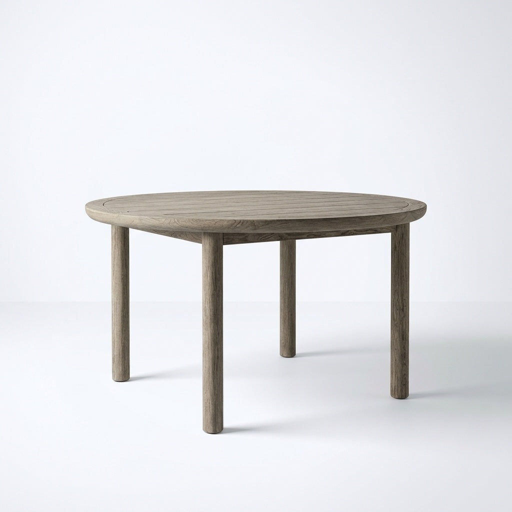 Lucent Round Dining Table - Back View