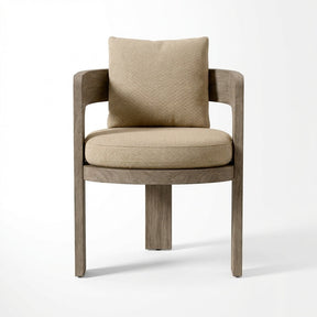Vanta Dining Armchair Teak - Front View