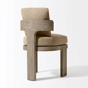 Vanta Dining Chair Teak - Back View