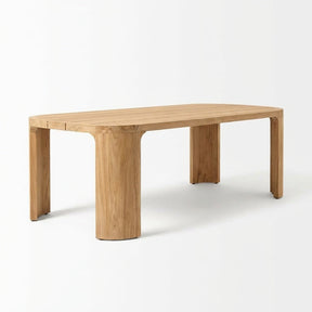 Vanta Dining Table Teak - Back View