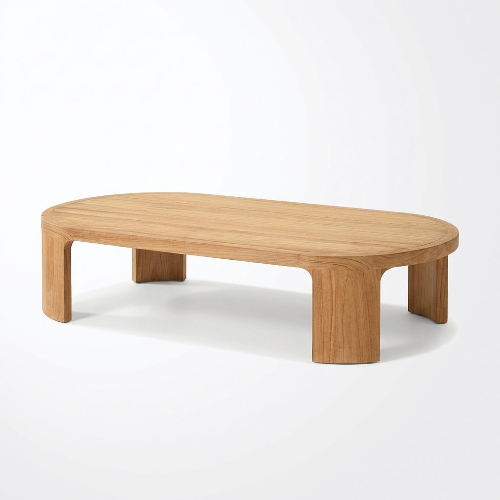 Vanta Coffee Table Teak - Back View