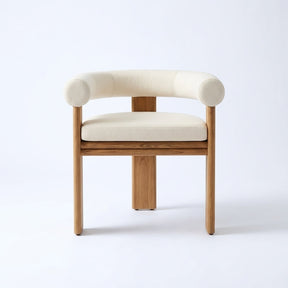 Cielo Armchair Teak - Front View