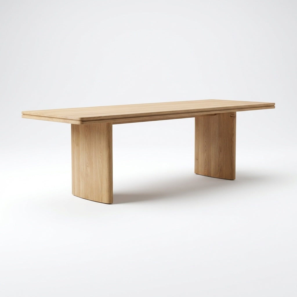 Cielo Dining Table Teak - Back View