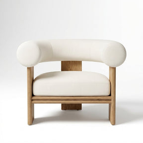 Cielo Lounge Chair Teak - Front View