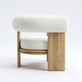 Cielo Lounge Chair Teak - Side View