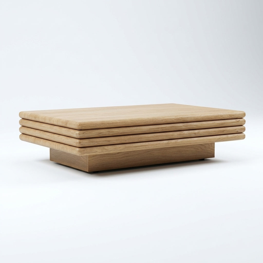 Cielo Classic Coffee Table Teak - Back View