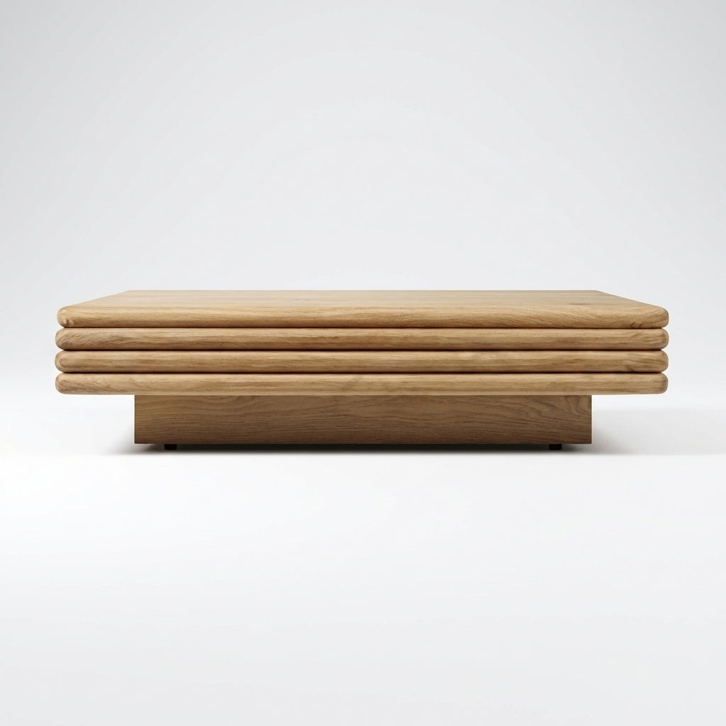 Cielo Classic Coffee Table Teak - Front View