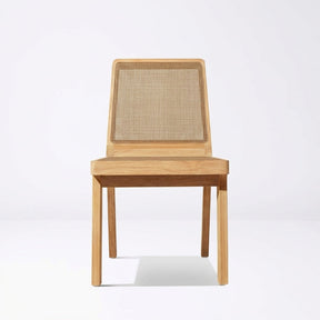 Luma Dining Chair Teak - Front View