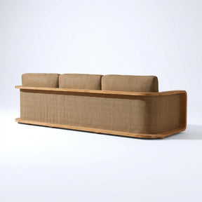 Luma Sofa Teak - Back View