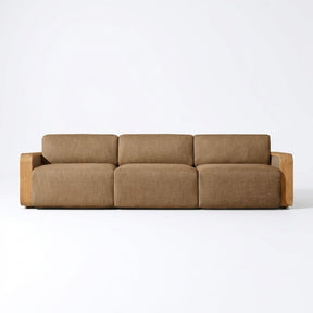 Luma Sofa Teak - Front View