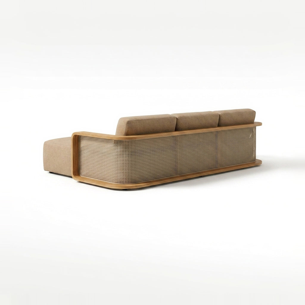Luma Chaise Sofa (Right Hand) — back view