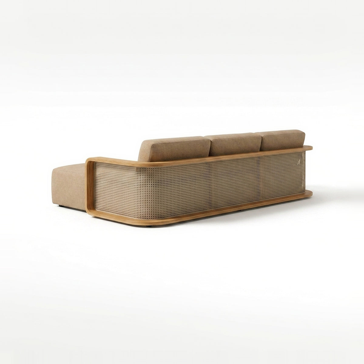 Luma Chaise Sofa (Right Hand) — back view