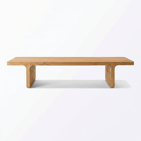 Luma Coffee Table Teak - Front View