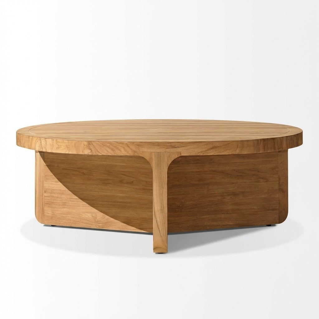 luma-round-coffee-table-teak front view