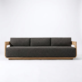 Aris Sofa Teak - Front View