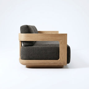 Aris Sofa Teak - Side View