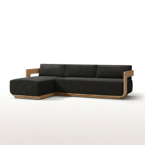Aris Chaise Sofa teak hero
