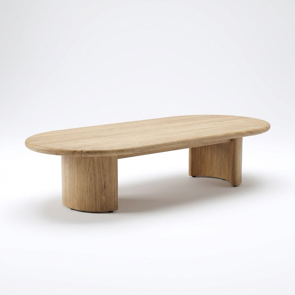 Altair Coffee Table Teak - Back View