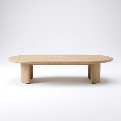 Altair Coffee Table Teak - Front View