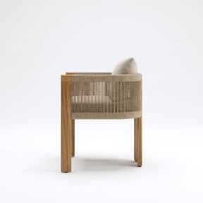 Altair Armchair Teak - Side View