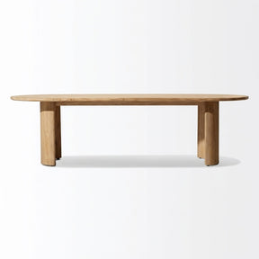 Altair Dining Table Teak - Side View