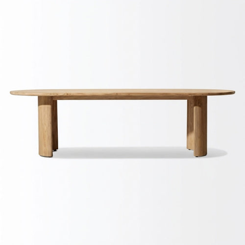 Altair Dining Table Teak - Side View