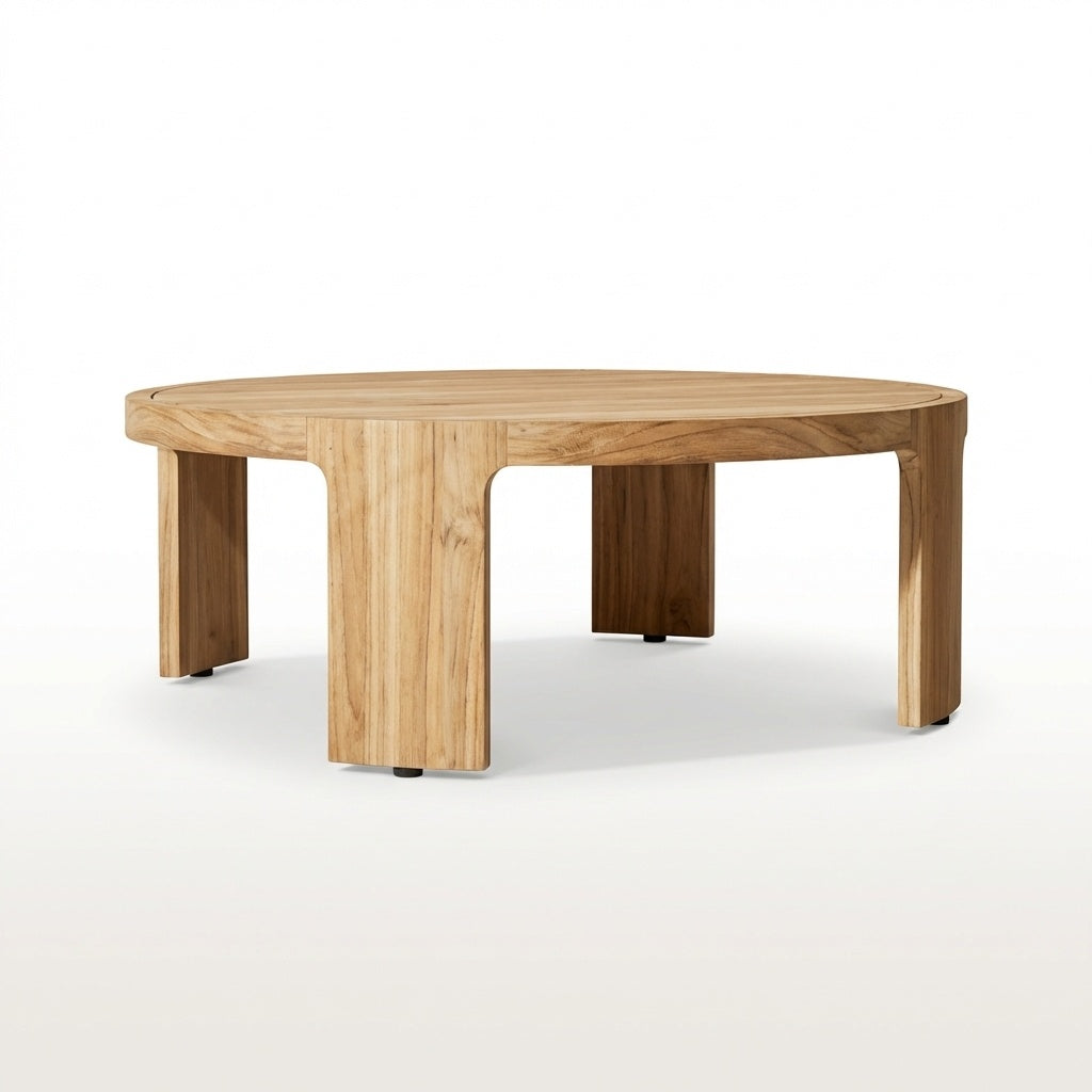 Aurelia Round Coffee Table - Back View