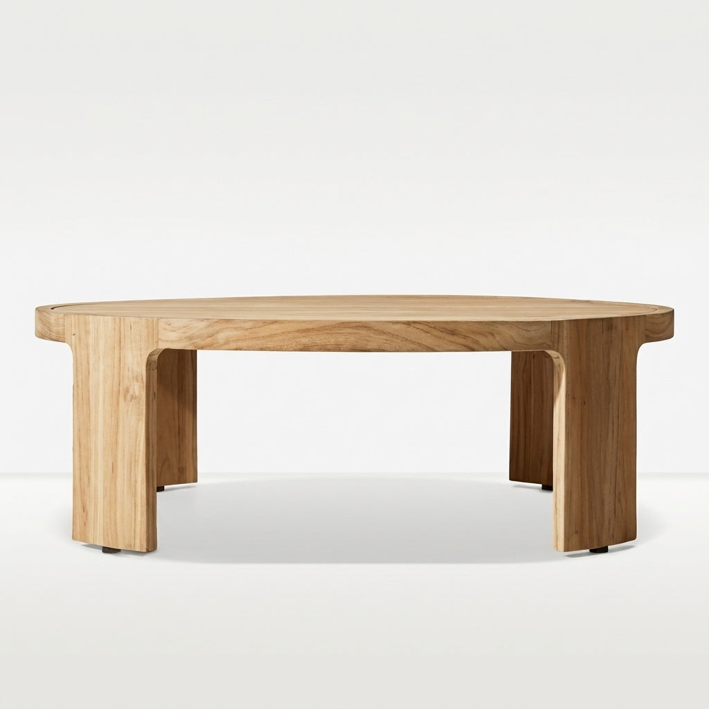 Aurelia Round Coffee Table - Front View