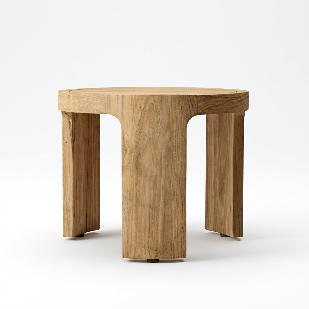 Aurelia Round Side Table - Back View