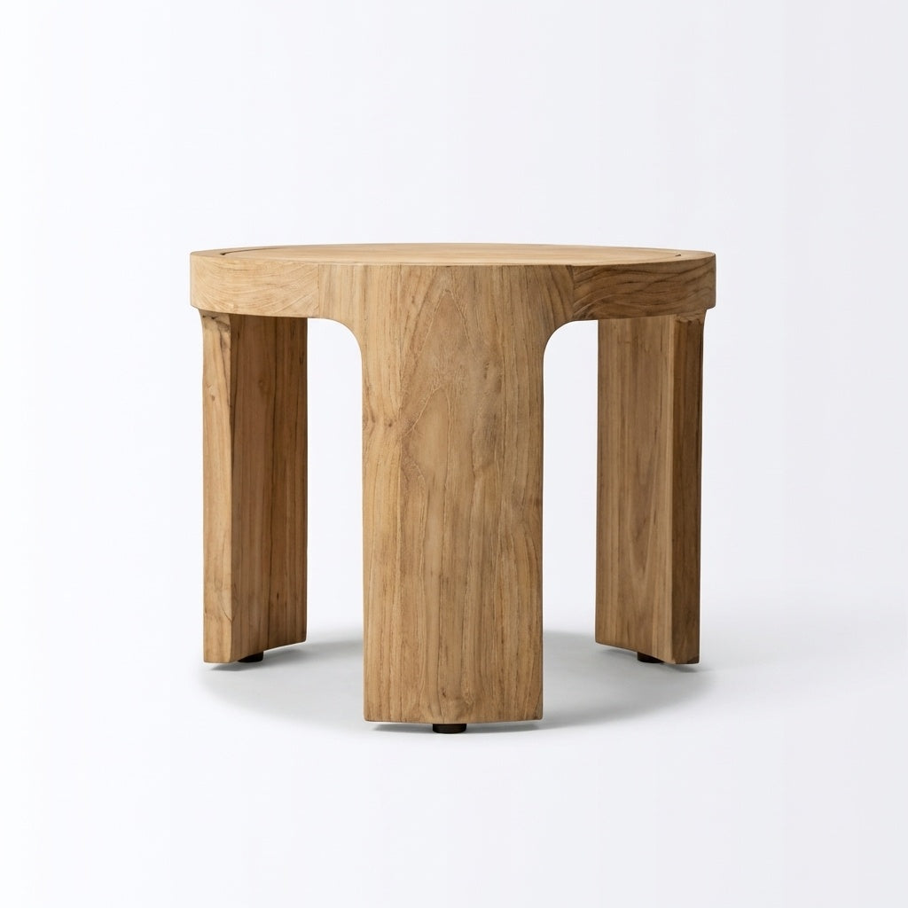 Aurelia Round Side Table - Front View