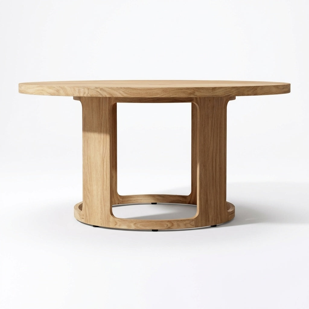 Aurelia Round Dining Table - Side View