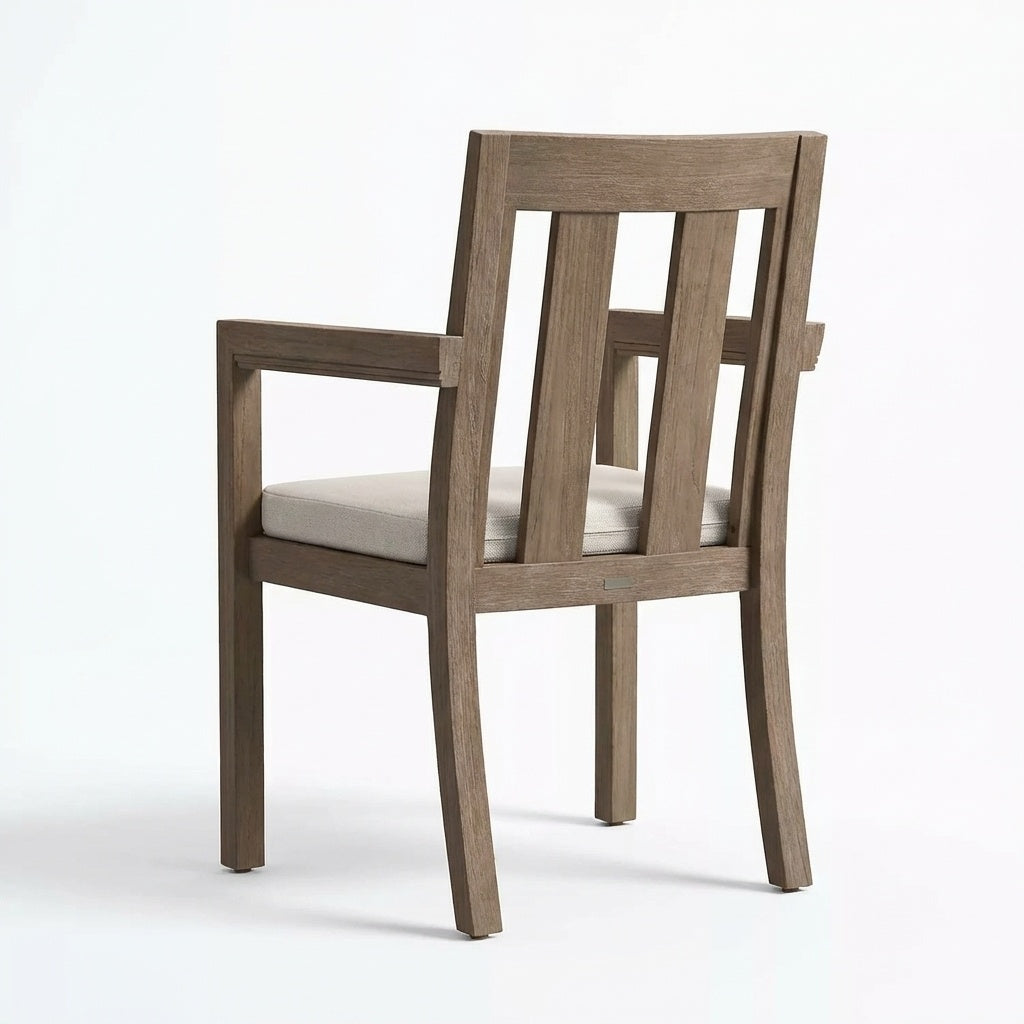 Arco Armchair Teak - Back View