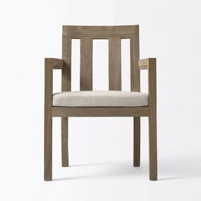 Arco Armchair Teak - Front View