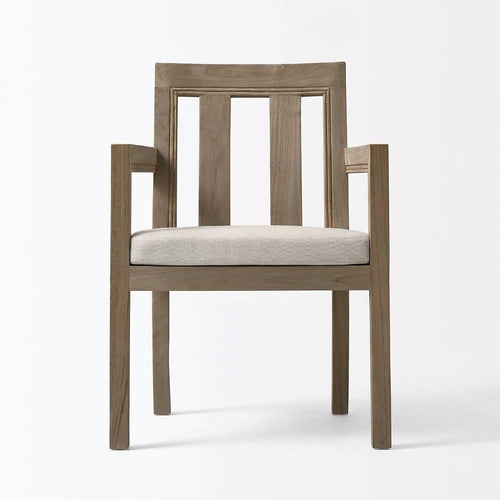 Arco Armchair Teak - Front View