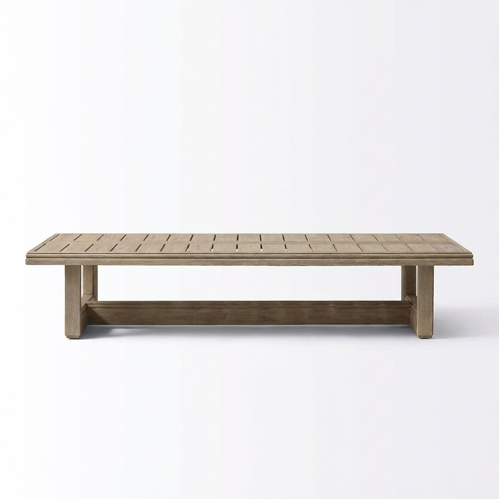Arco Coffee Table Teak - Front View