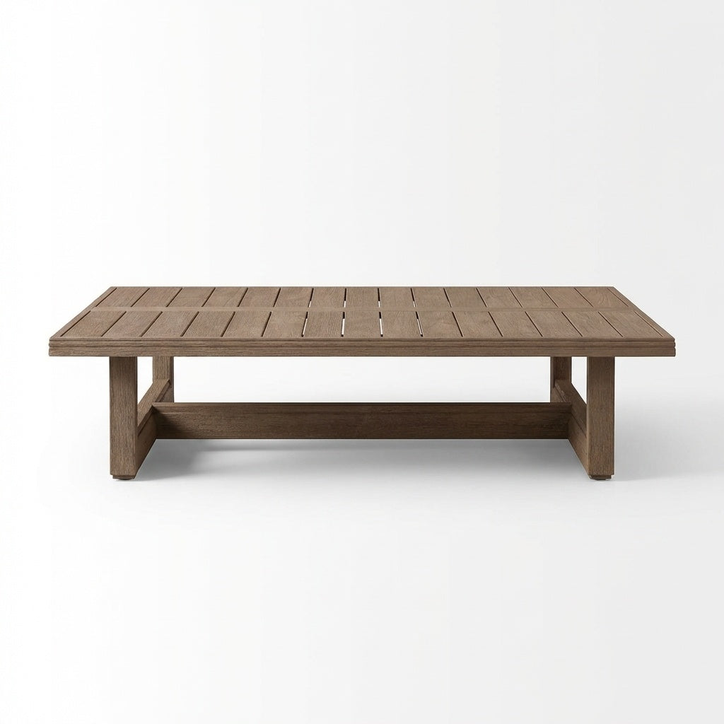 Arco Classic Coffee Table Teak - Front View