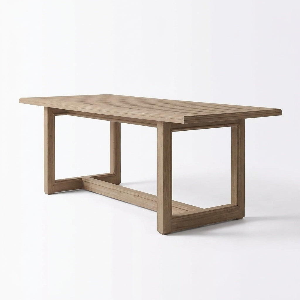Arco Dining Table Teak - Back View