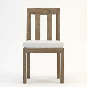 Arco Dining Chair Teak - Front View