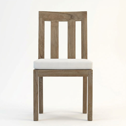 Arco Dining Chair Teak - Front View