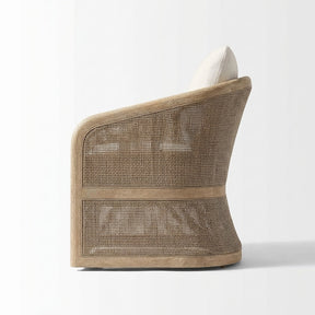 Malfy Swivel Lounge Chair - Side View