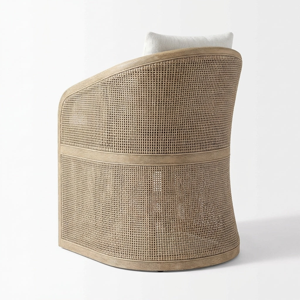 Malfy Dining Armchair - Back View
