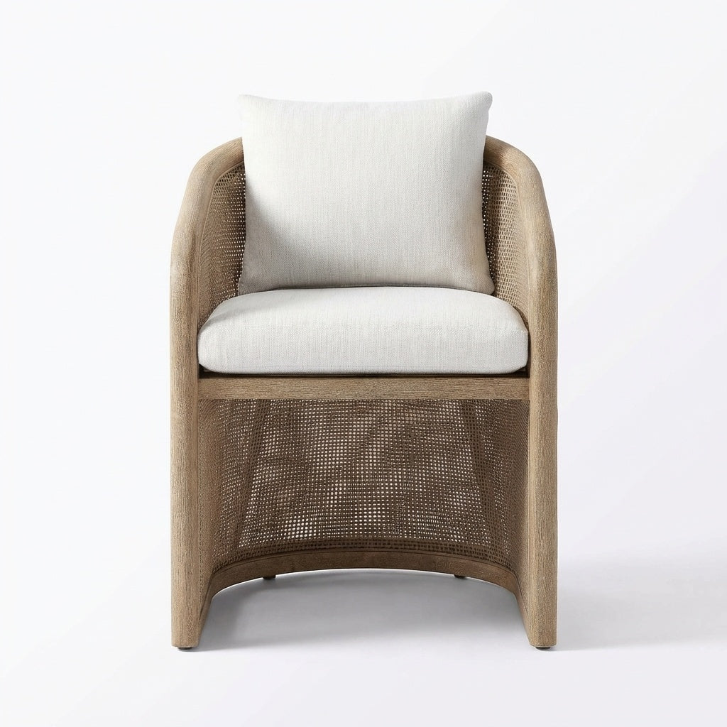 Malfy Dining Armchair - Front View