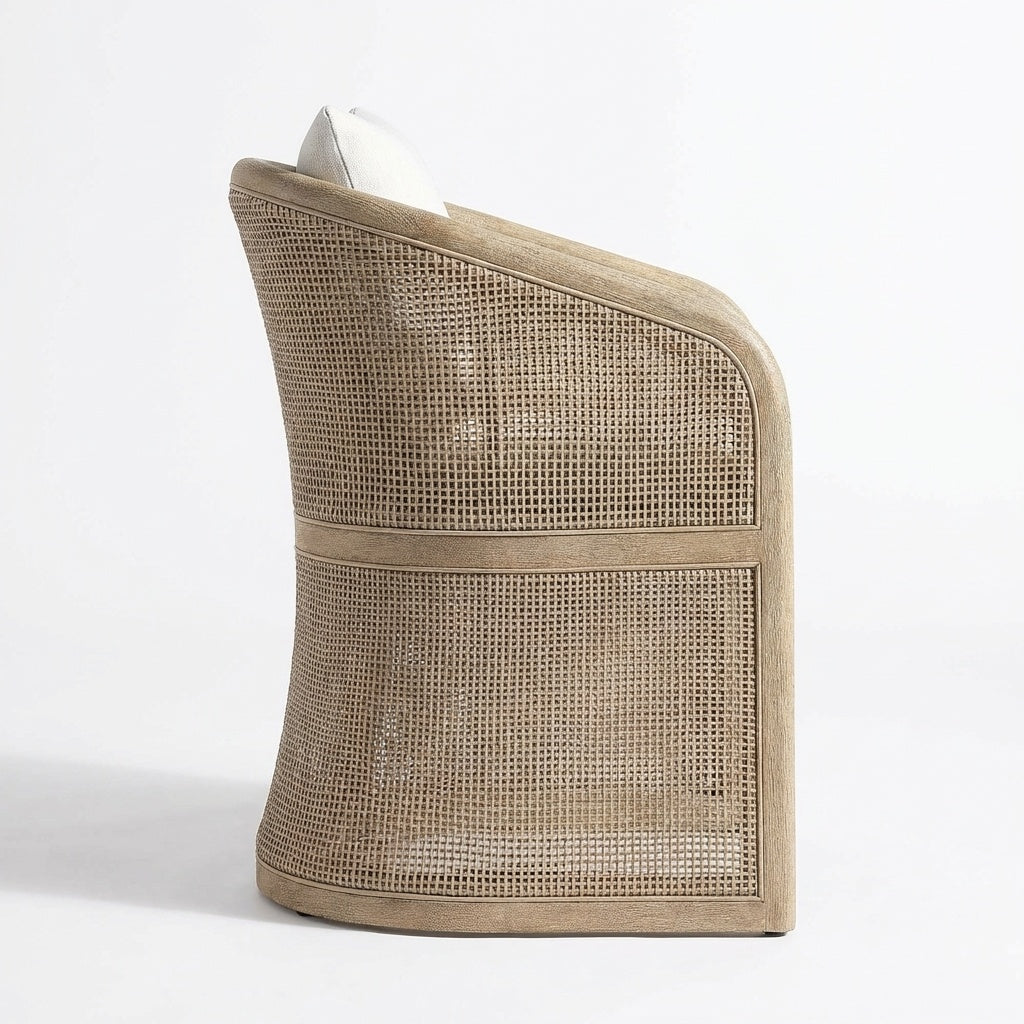 Malfy Dining Armchair - Side View