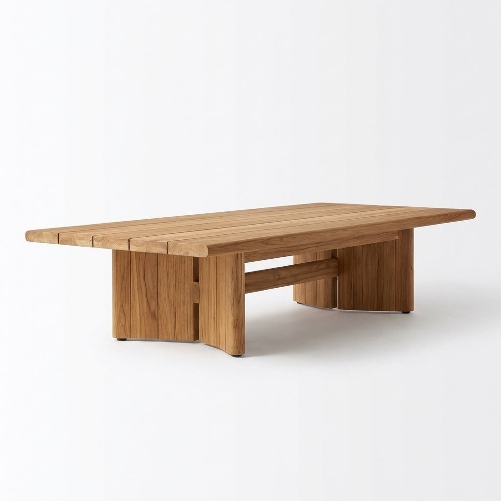 Lento Coffee Table Teak - Back View