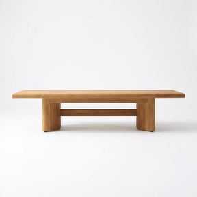 Lento Coffee Table Teak - Front View