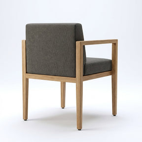 Solis Dining Armchair Teak - Back View