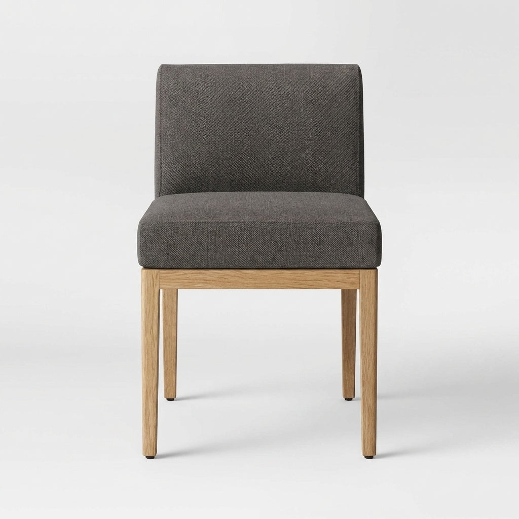Solis Dining Chair Teak - Front View