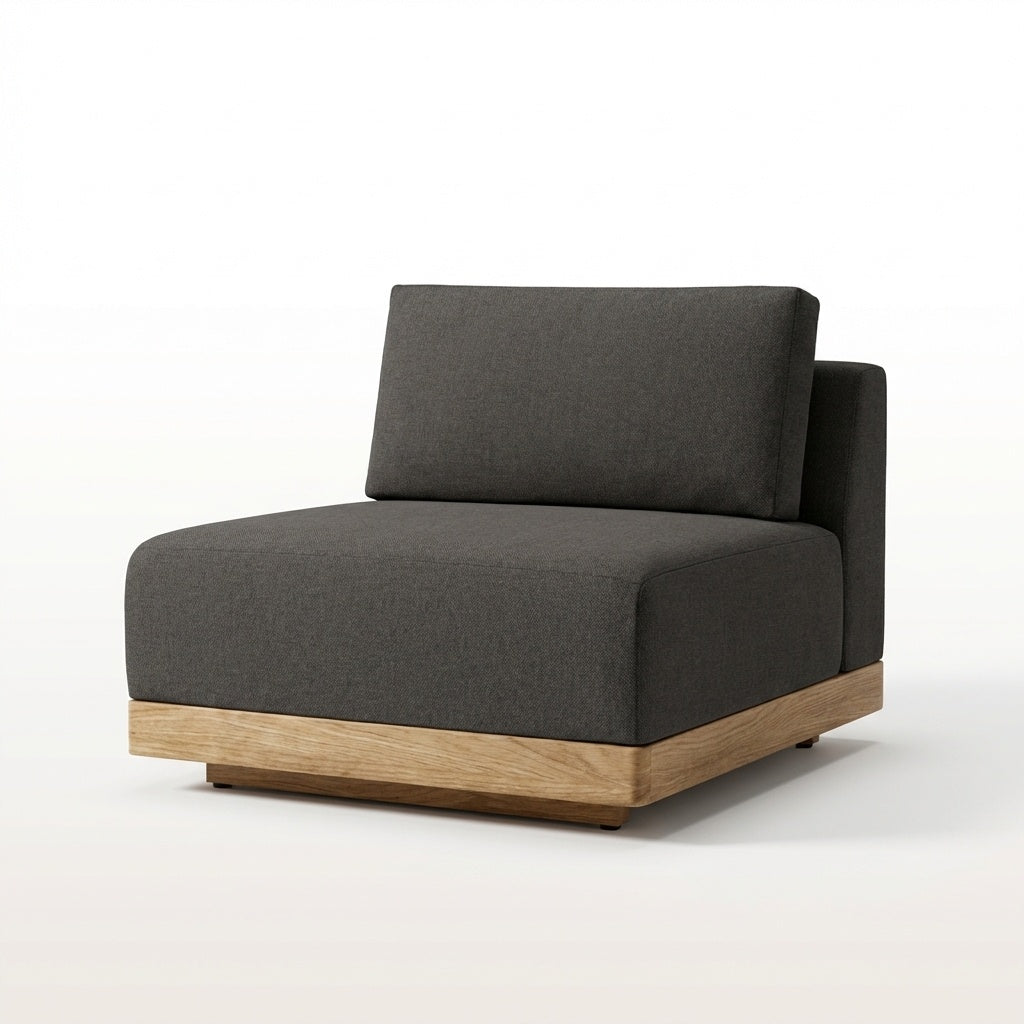 Solis Armless Sofa Module - hero