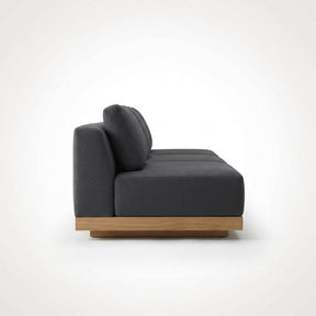 Solis Sofa Teak - Side View