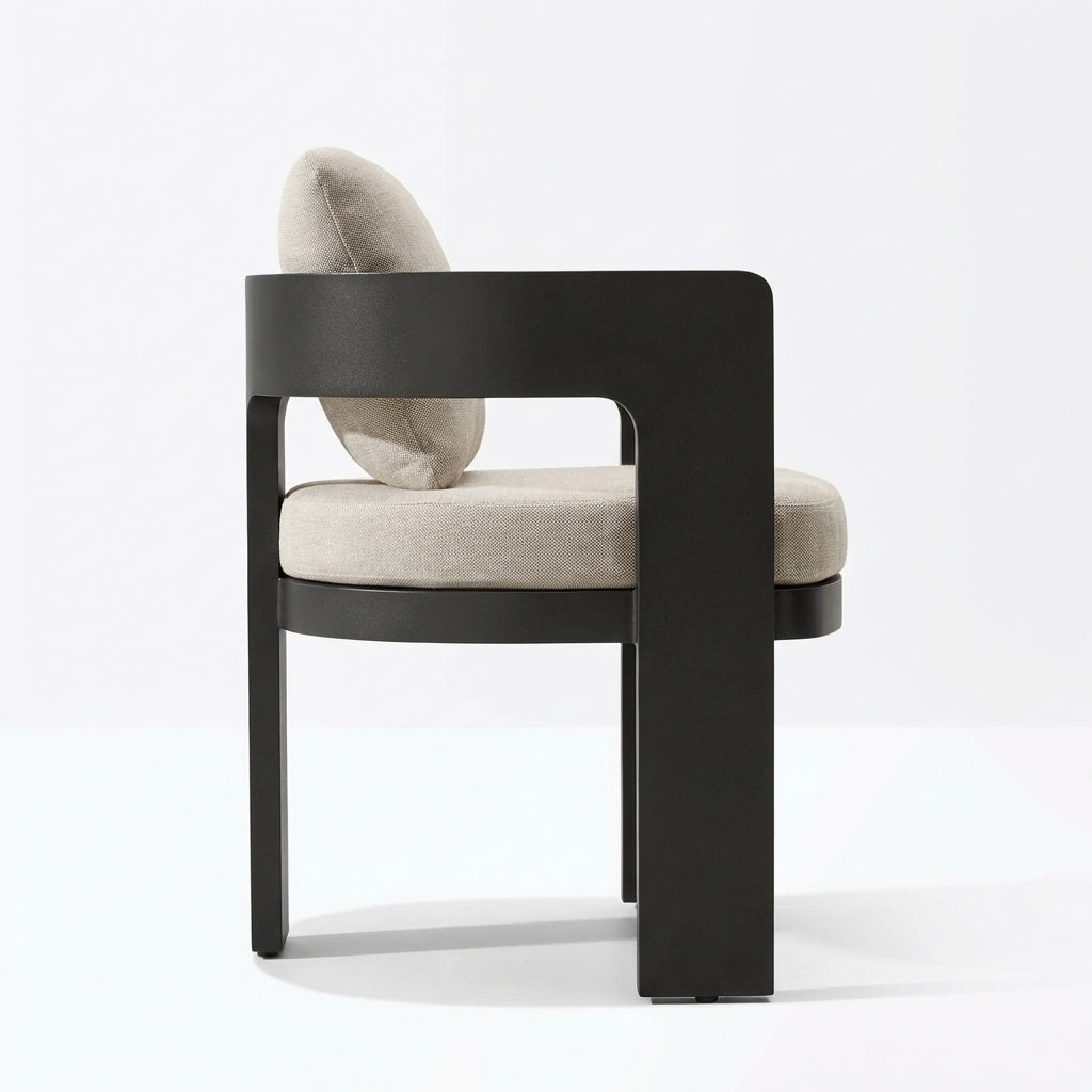 Vanta Dining Armchair - Side View